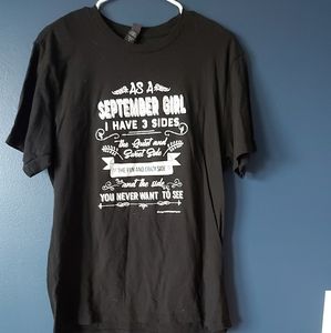 September Girl T shirt NWOT